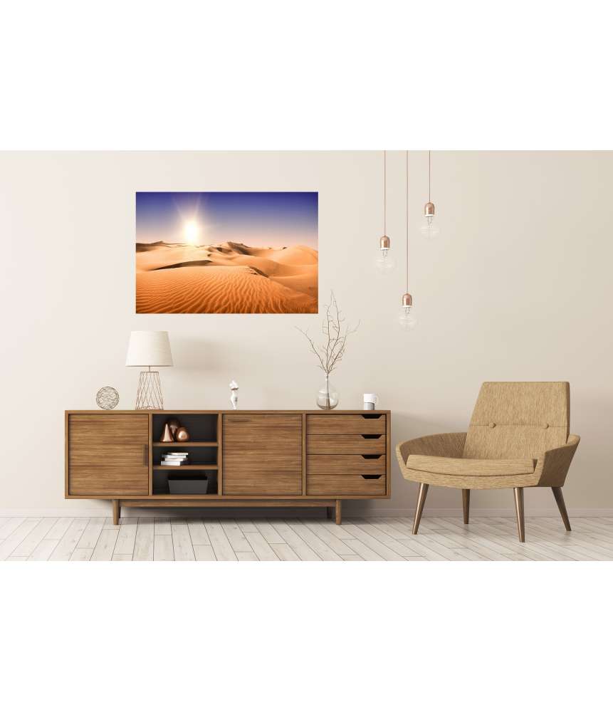 Islandburner Premium Poster Sonnenbeschienene, sandige Landschaft auf Gran Canaria, Kanarische Inseln VIP-Rabatte