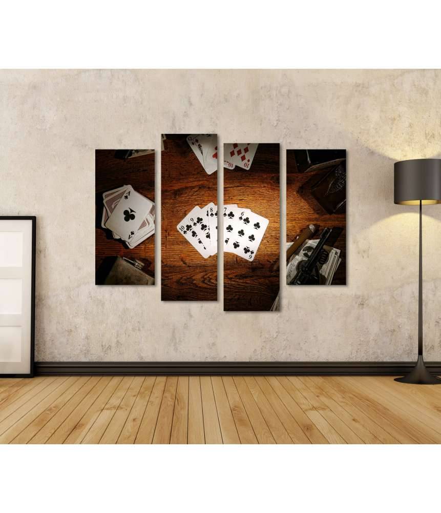 Islandburner Bild auf Leinwand Legendäres Wandbild des alten Poker-Spielers aus dem amerikanischen Westen Meist gekauft