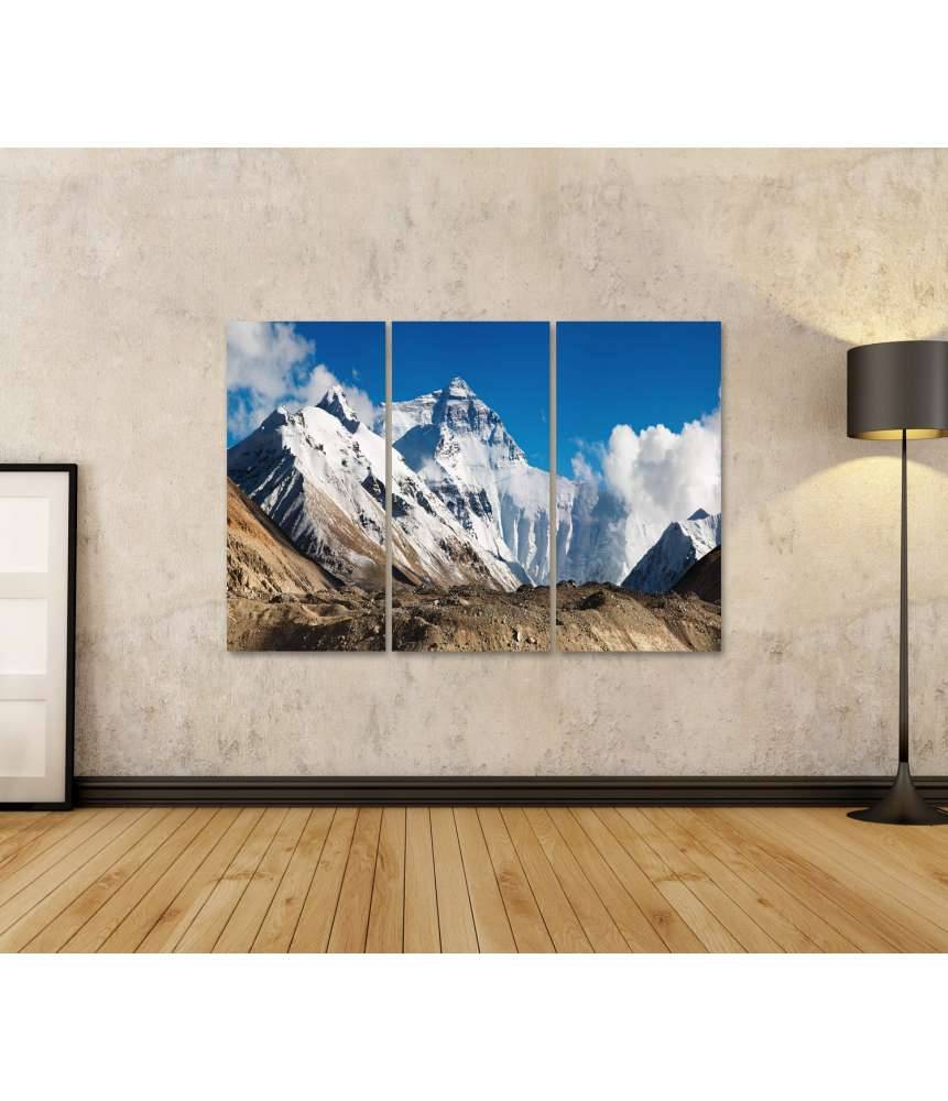Islandburner Bild auf Leinwand Beeindruckendes Wandbild des majestätischen Mount Everest Flash Sale