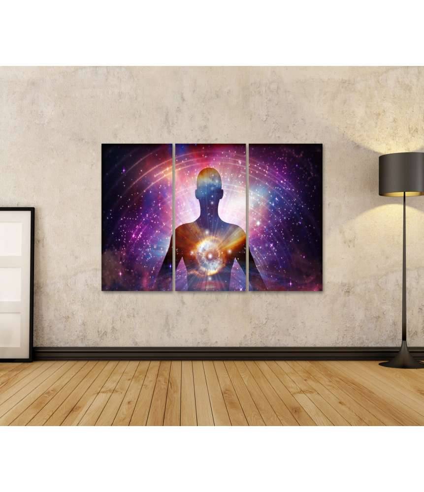 Islandburner Bild auf Leinwand Spirituelle Reise: Wandbild zur Darstellung von Astralprojektion und Seelenreise Preisnachlass
