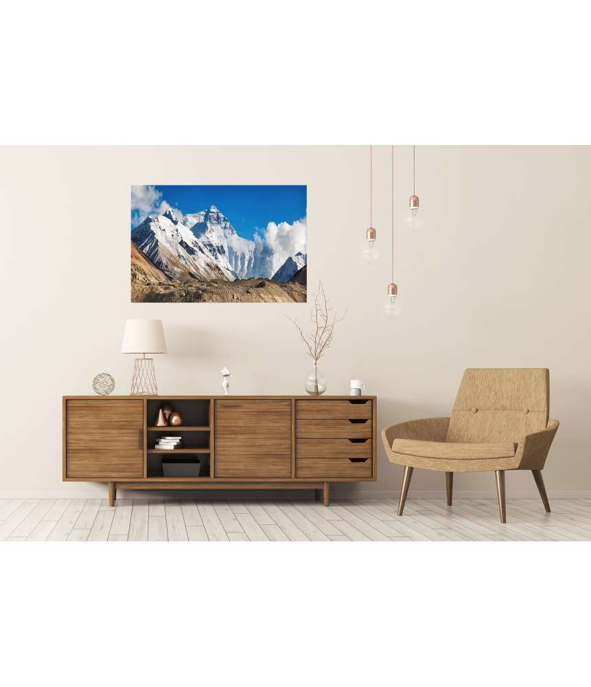 Islandburner XXL Premium Poster Beeindruckendes Wandbild des majestätischen Mount Everest Valentinstagsangebot