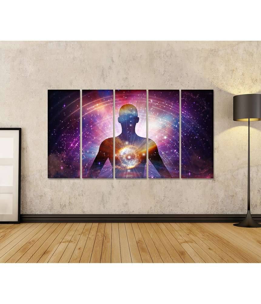 Islandburner Bild auf Leinwand Spirituelle Reise: Wandbild zur Darstellung von Astralprojektion und Seelenreise Super Rabatt