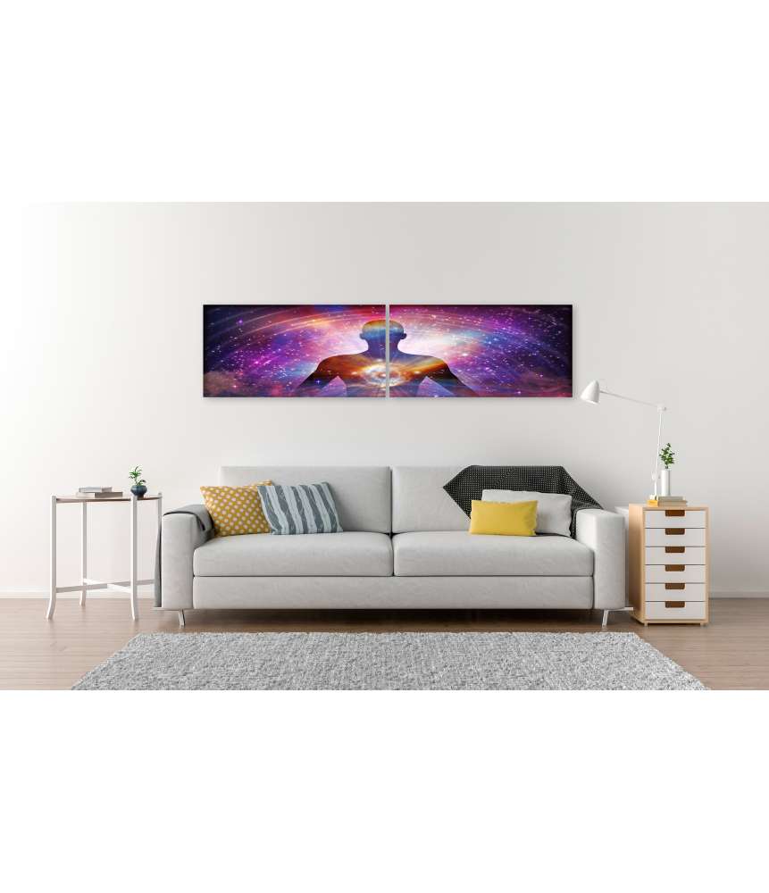 Islandburner Bild auf Leinwand Spirituelle Reise: Wandbild zur Darstellung von Astralprojektion und Seelenreise Saisonale Angebote