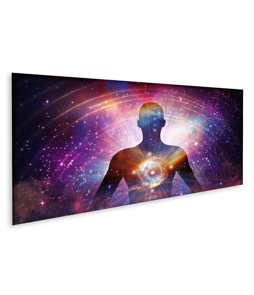 Islandburner Bild auf Leinwand Spirituelle Reise: Wandbild zur Darstellung von Astralprojektion und Seelenreise