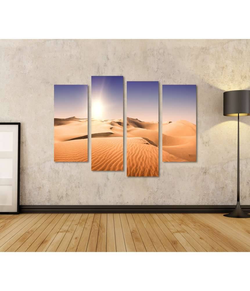 Islandburner Bild auf Leinwand Sonnenbeschienene, sandige Landschaft auf Gran Canaria, Kanarische Inseln Jubiläumsangebot