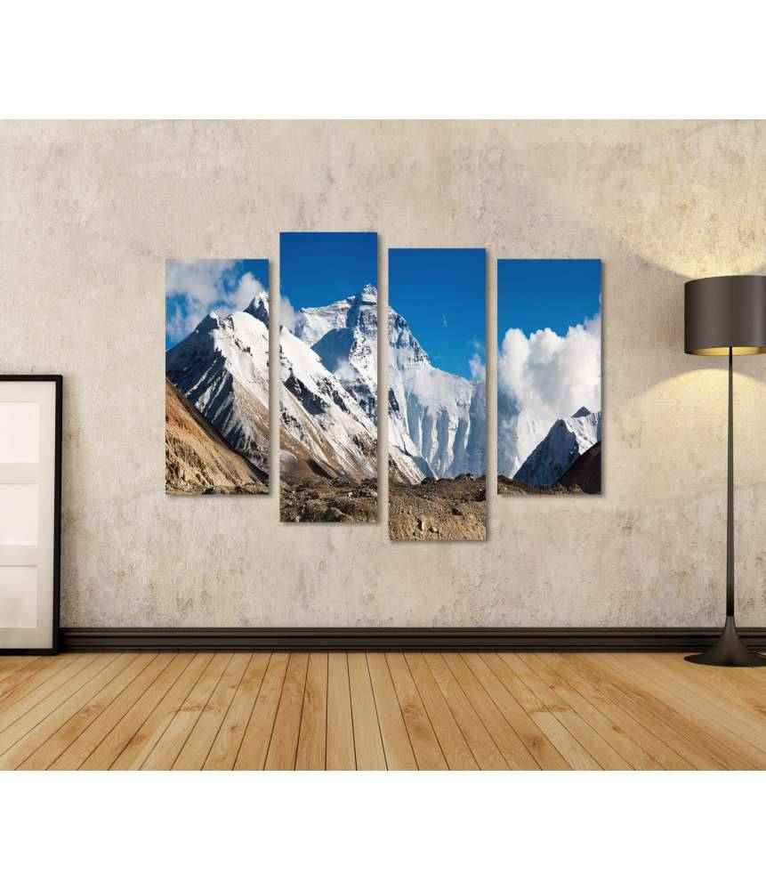 Islandburner Bild auf Leinwand Beeindruckendes Wandbild des majestätischen Mount Everest Online Outlet