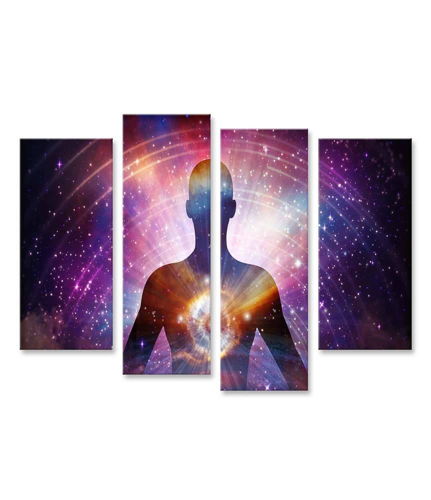 Islandburner Bild auf Leinwand Spirituelle Reise: Wandbild zur Darstellung von Astralprojektion und Seelenreise Große Rabatte