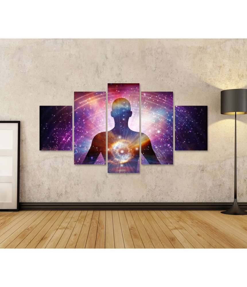 Islandburner Bild auf Leinwand Spirituelle Reise: Wandbild zur Darstellung von Astralprojektion und Seelenreise VIP-Rabatte