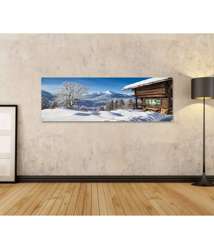 Islandburner Bild auf Leinwand Atemberaubendes Wandbild einer idyllischen Berglandschaft in Berchtesgaden Limitierter Zeitrabatt