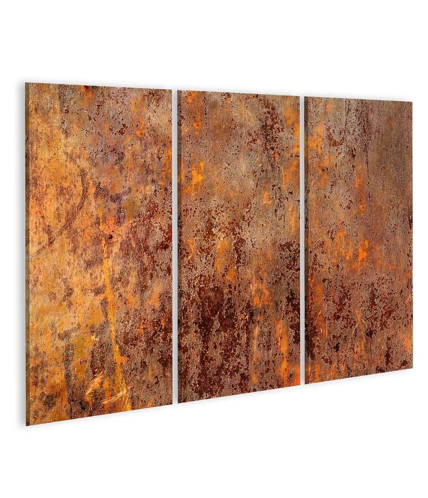 Islandburner Bild auf Leinwand Luxuriöse abstrakte Kunst: Grunge- und Rost-Edition Nr 3 Riesige Rabatte