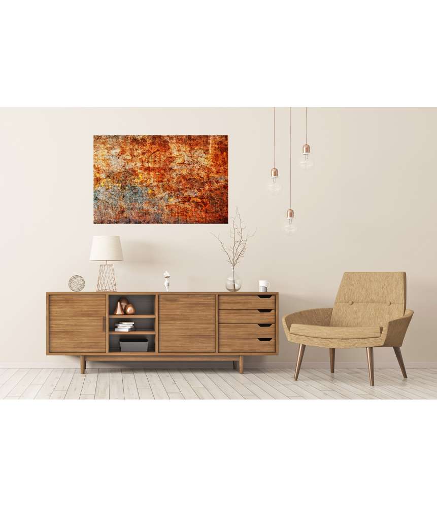 Islandburner XXL Premium Poster Abstrakte Luxuskunst: Rostige Stahlplatte mit einzigartiger Metalltextur Exklusive Angebote