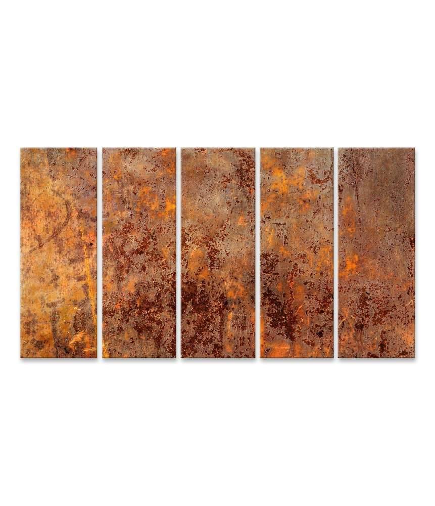 Islandburner Bild auf Leinwand Luxuriöse abstrakte Kunst: Grunge- und Rost-Edition Nr 3 JETZT KAUFEN