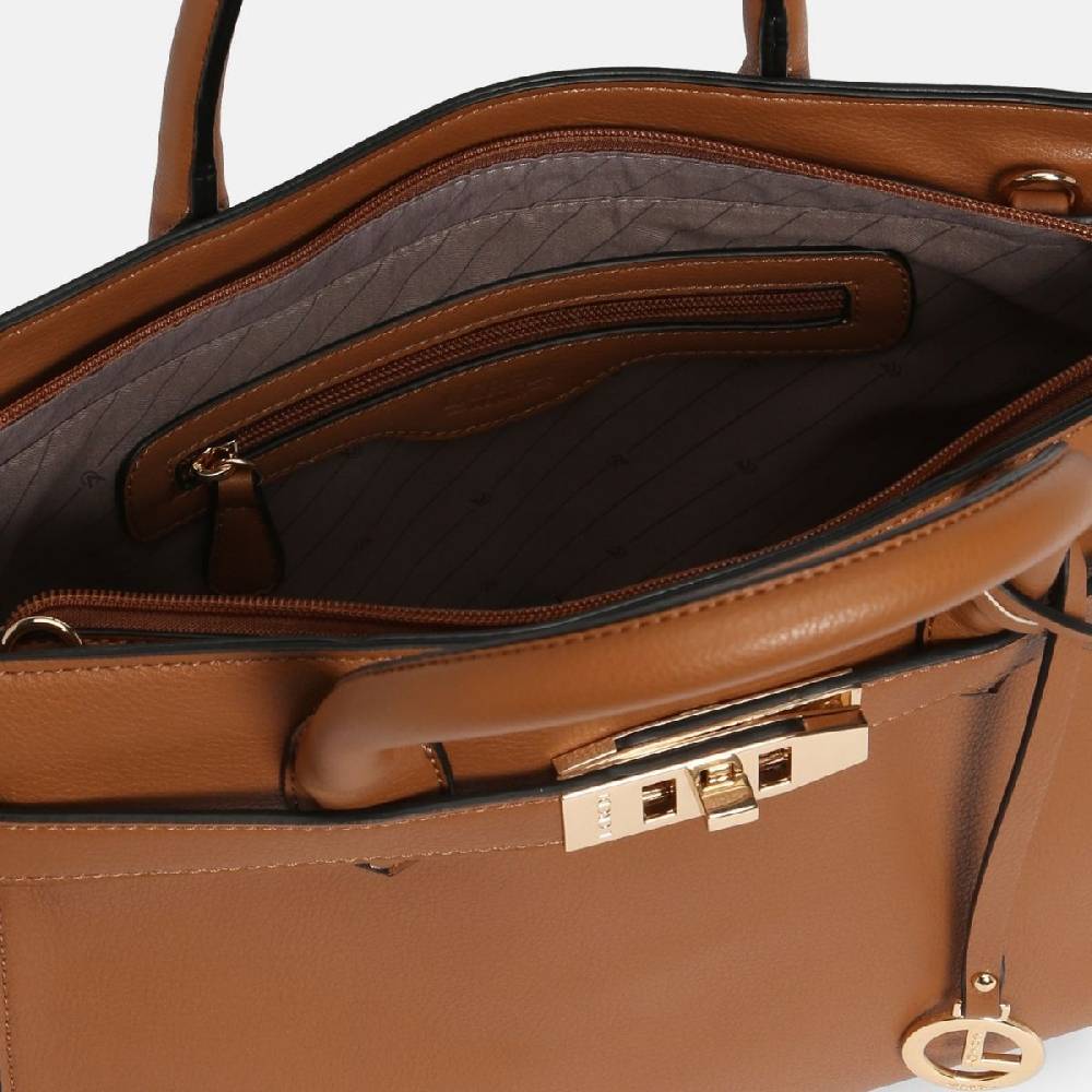 L. Credi Konstanze Henkeltasche cognac Bis zu 55% Rabatt