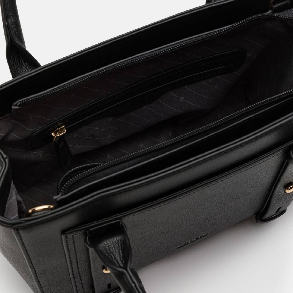 L. Credi Naemi Henkeltasche schwarz Zeitlich begrenztes Angebot