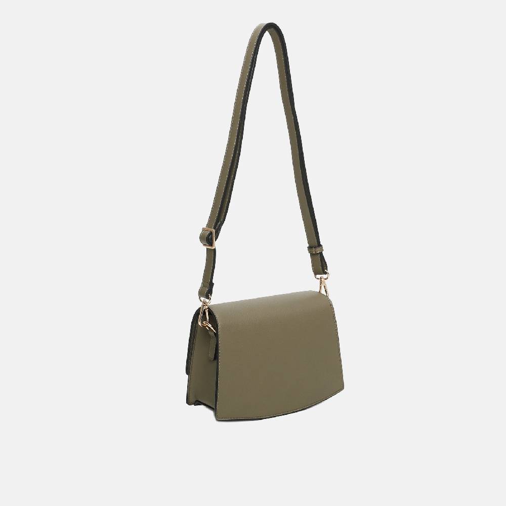 L. Credi Lauretta Umhängetasche khaki 50% Rabatt mit kostenlosem Versand