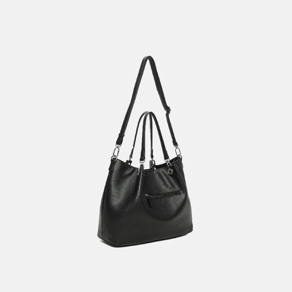 L. Credi Katja Hobo schwarz Clearance-Verkauf