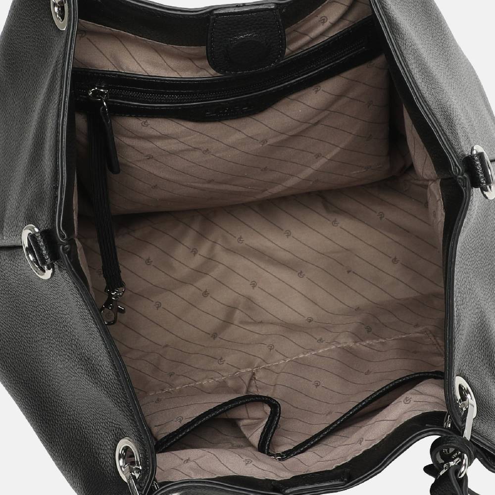 L. Credi Katja Hobo schwarz Clearance-Verkauf