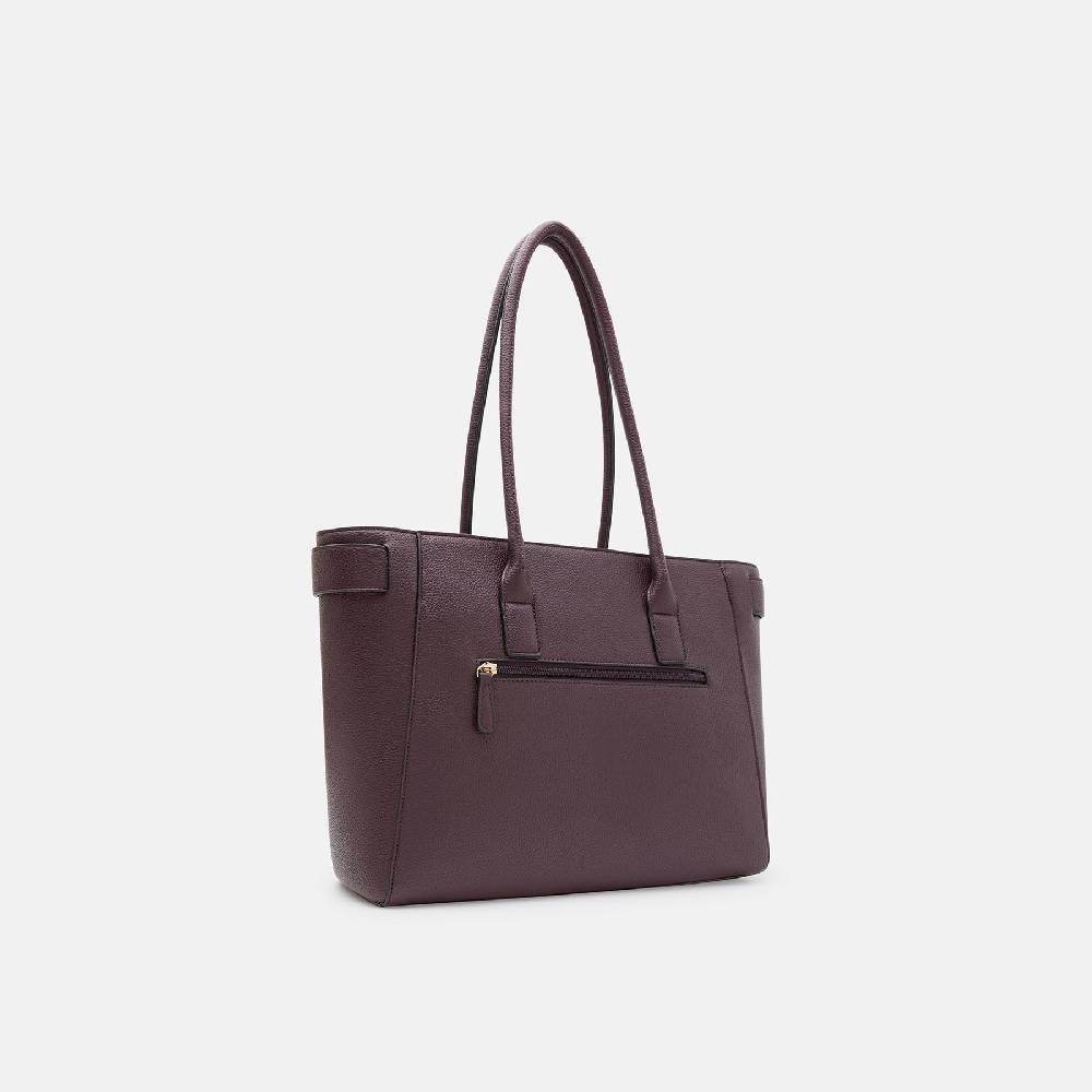 L. Credi Nadira Shopper dark plum Rabatte dieses Monats