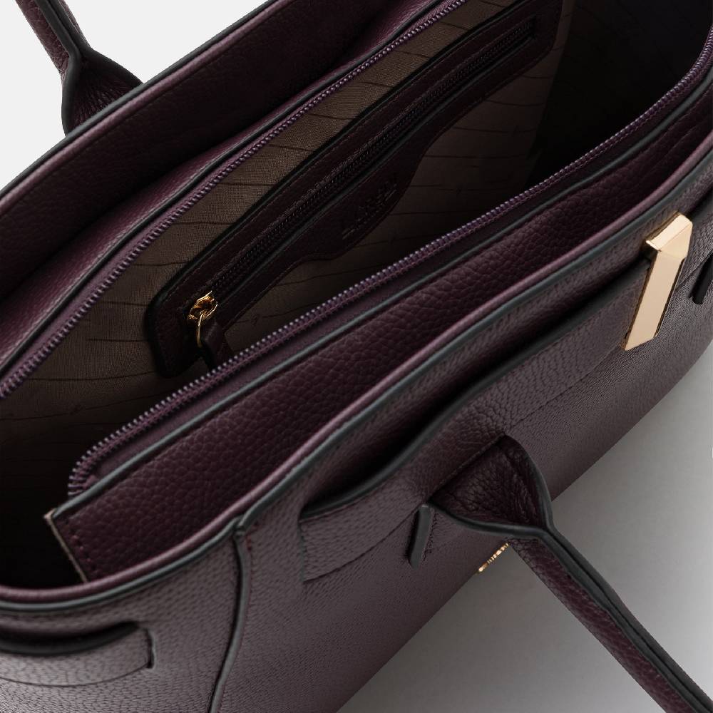 L. Credi Nadira Shopper dark plum Rabatte dieses Monats
