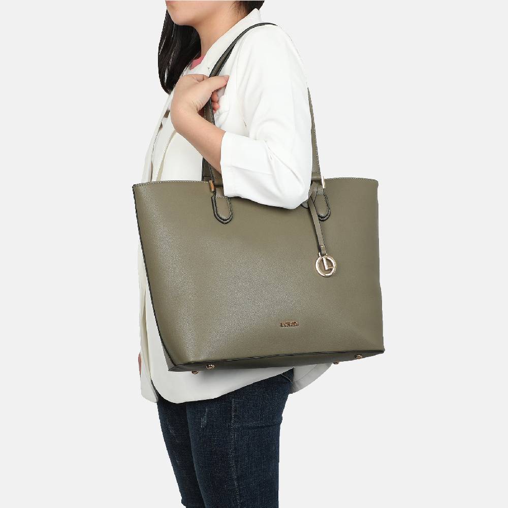 L. Credi Filippa Shopper khaki Weihnachtsangebot