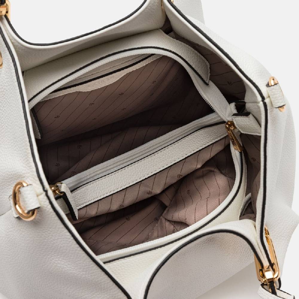 L. Credi Ebony Shopper weiss Valentinstagsangebot