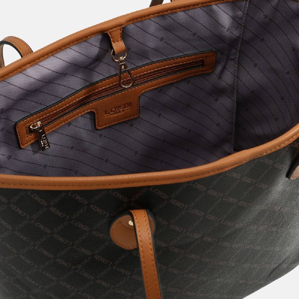 L. Credi Filiberta Shopper braun Top Angebot