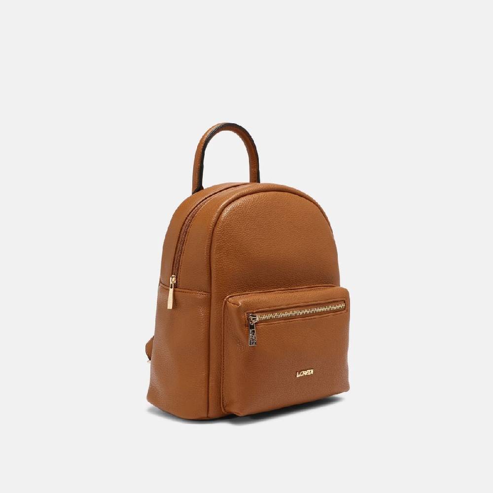L. Credi Budapest Rucksack cognac Online Outlet