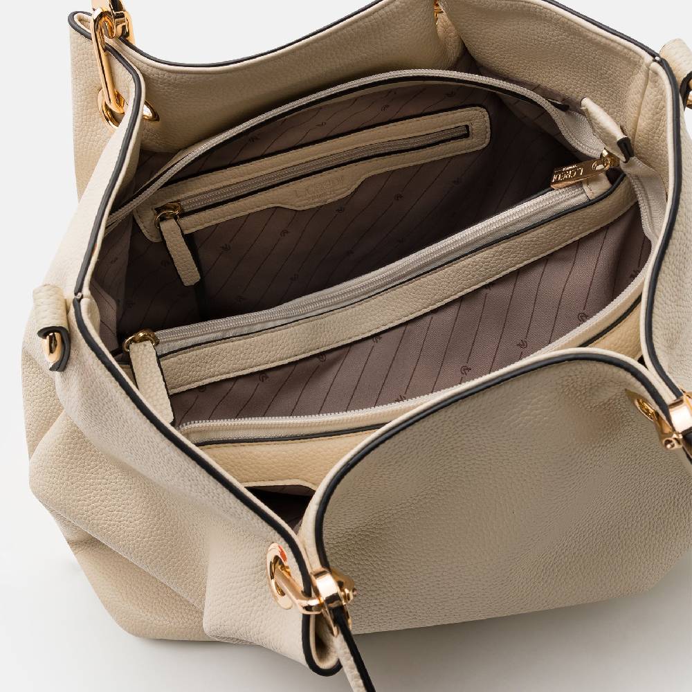 L. Credi Ebony Shopper creme Räumungsverkauf