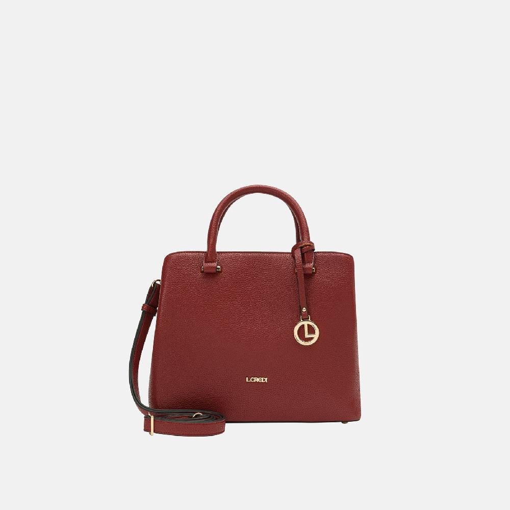L. Credi Maxima Henkeltasche rot