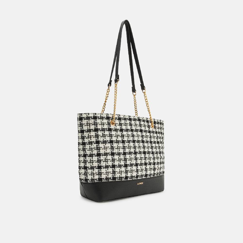 L. Credi Naissa Shopper schwarz / offwhite Bis zu 55% Rabatt