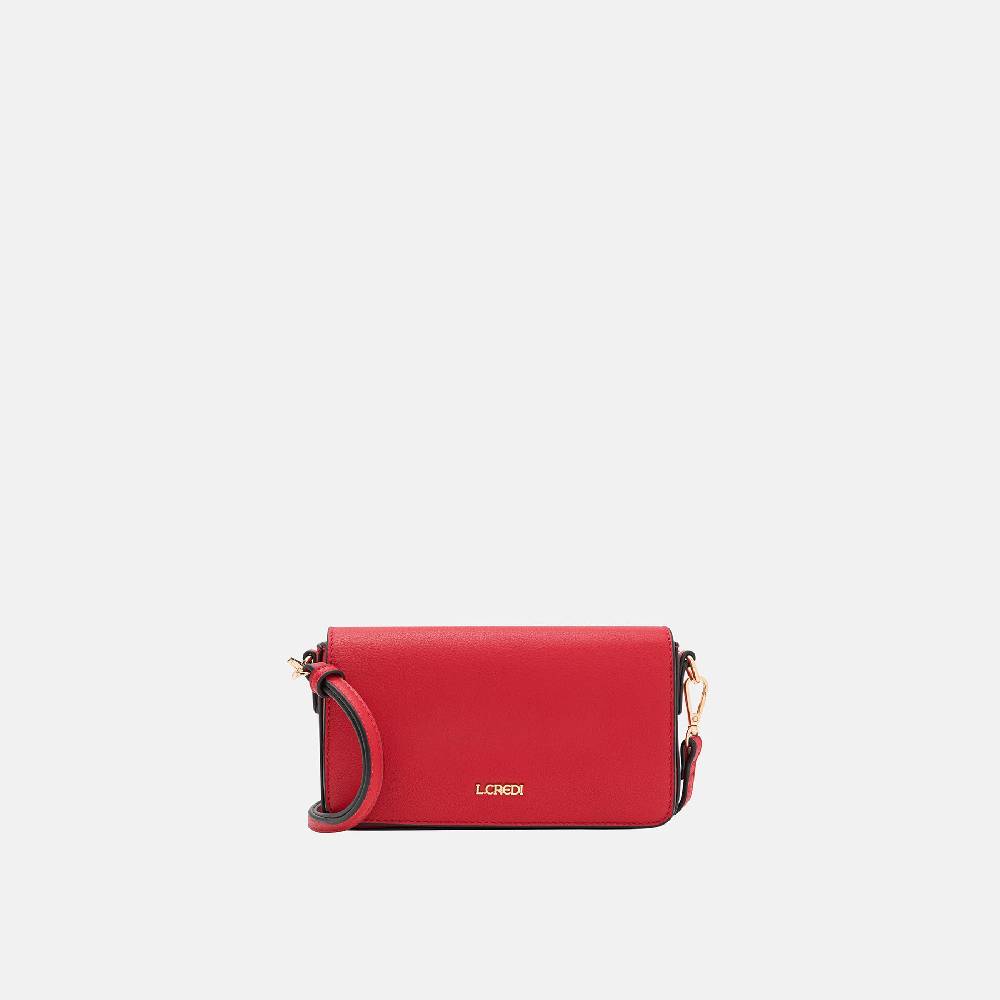 L. Credi Jane Clutch salsa