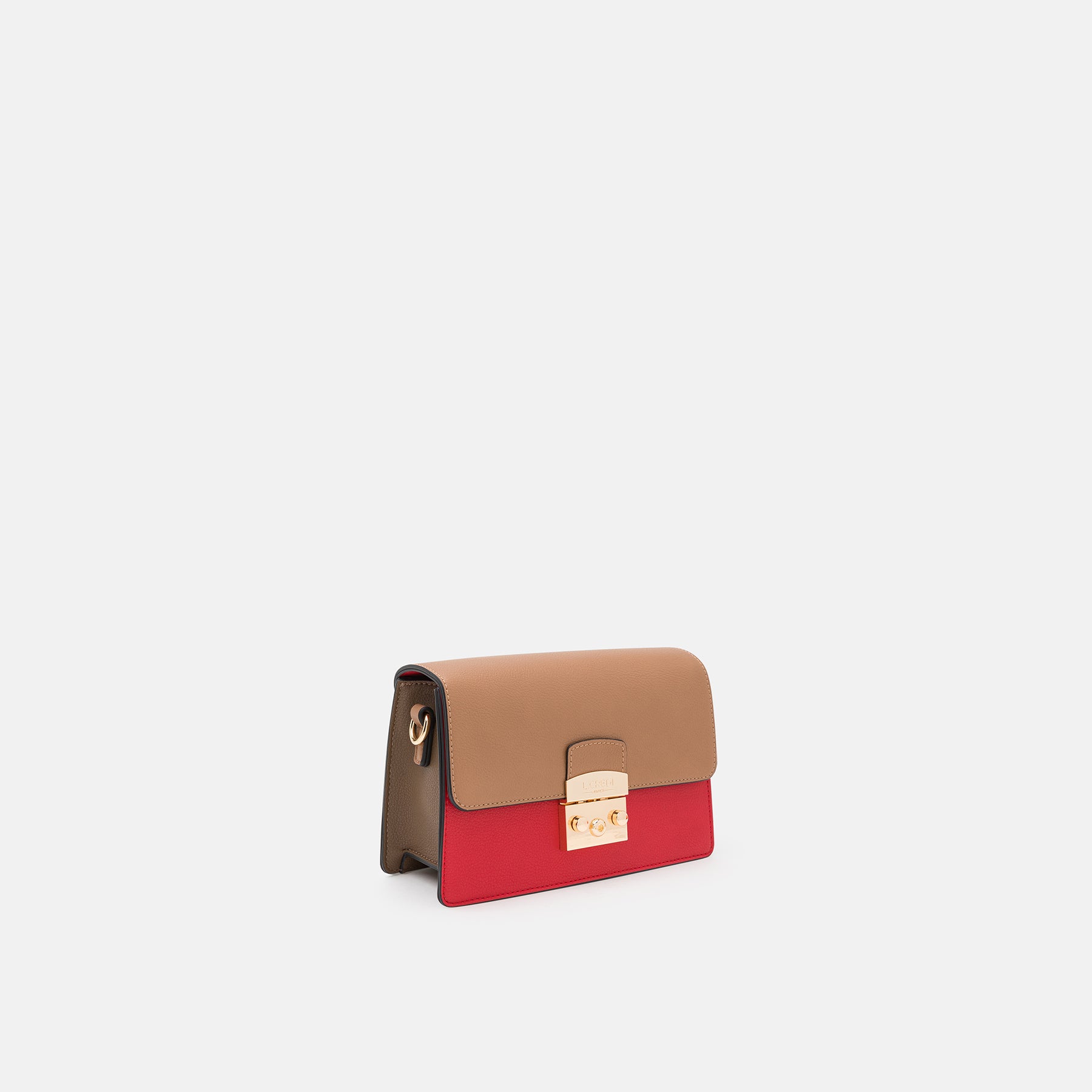 L. Credi Kiara Umhängetasche toffee multi Kostenloser Versand