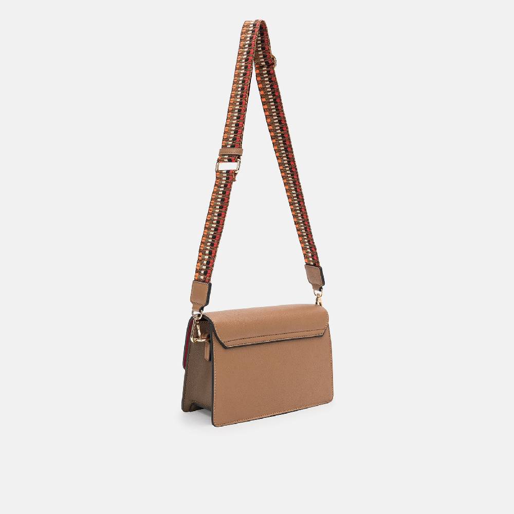 L. Credi Kiara Umhängetasche toffee multi Kostenloser Versand