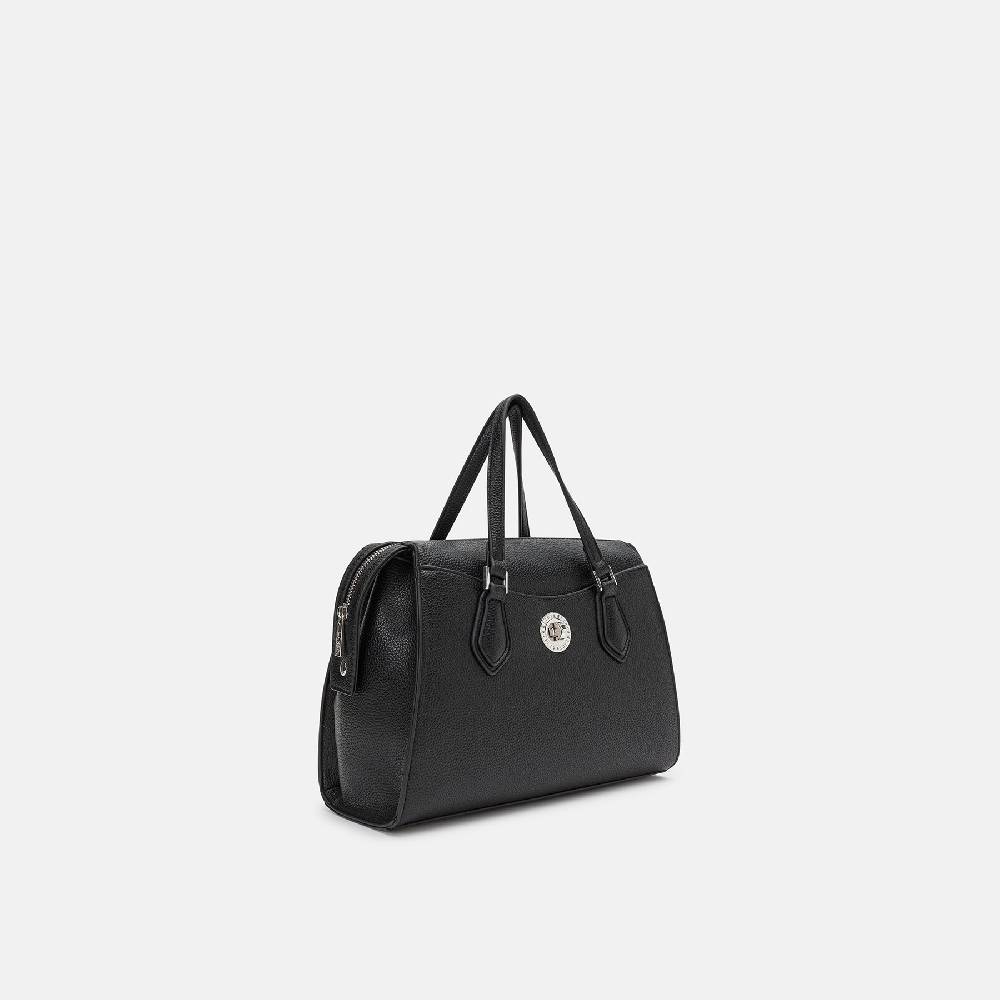 L. Credi Nediva Henkeltasche schwarz Fabrikpreis