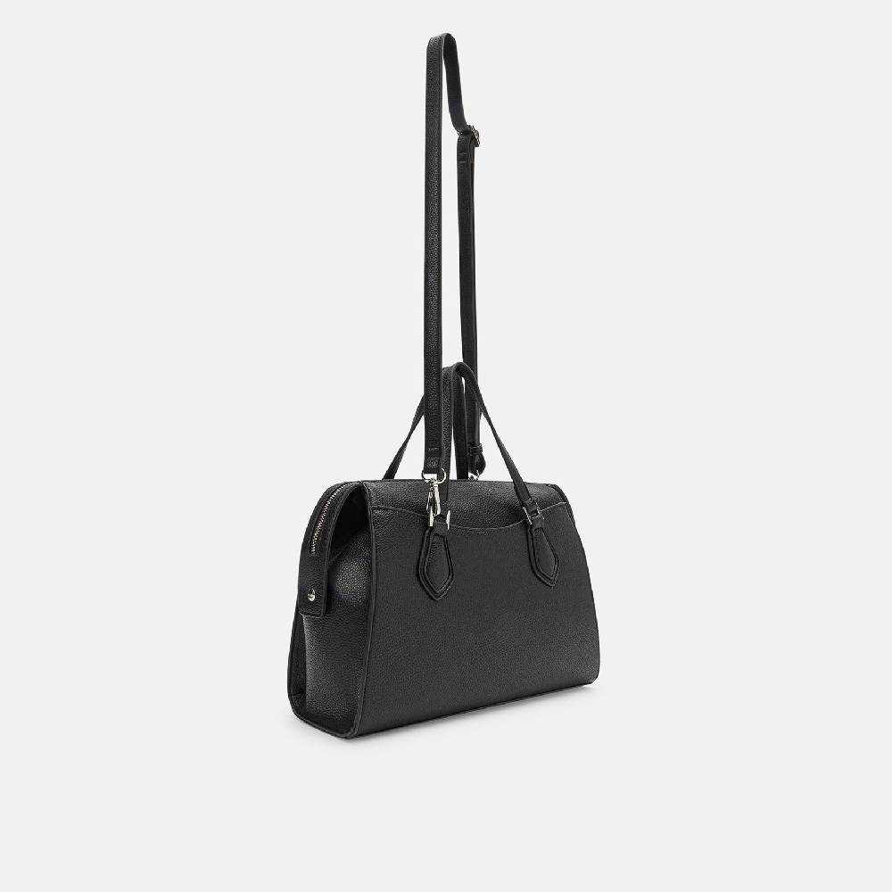 L. Credi Nediva Henkeltasche schwarz Fabrikpreis