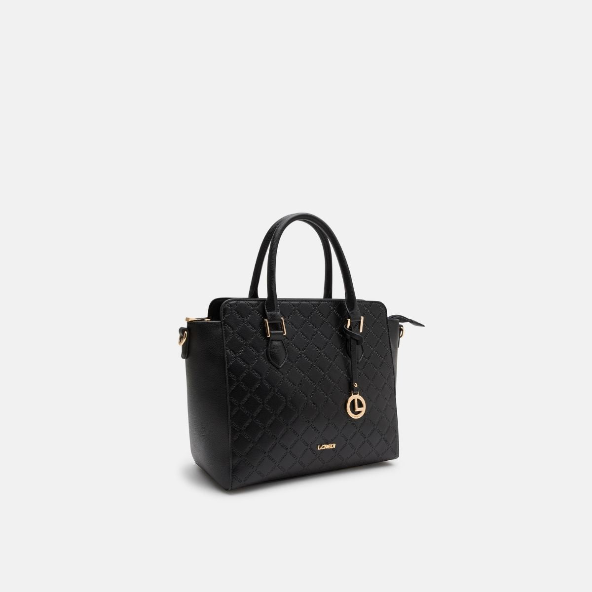 L. Credi Filiberta Henkeltasche schwarz Online Shopping