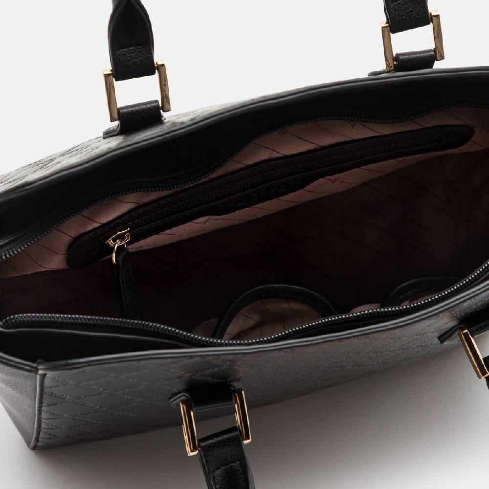 L. Credi Filiberta Henkeltasche schwarz Online Shopping