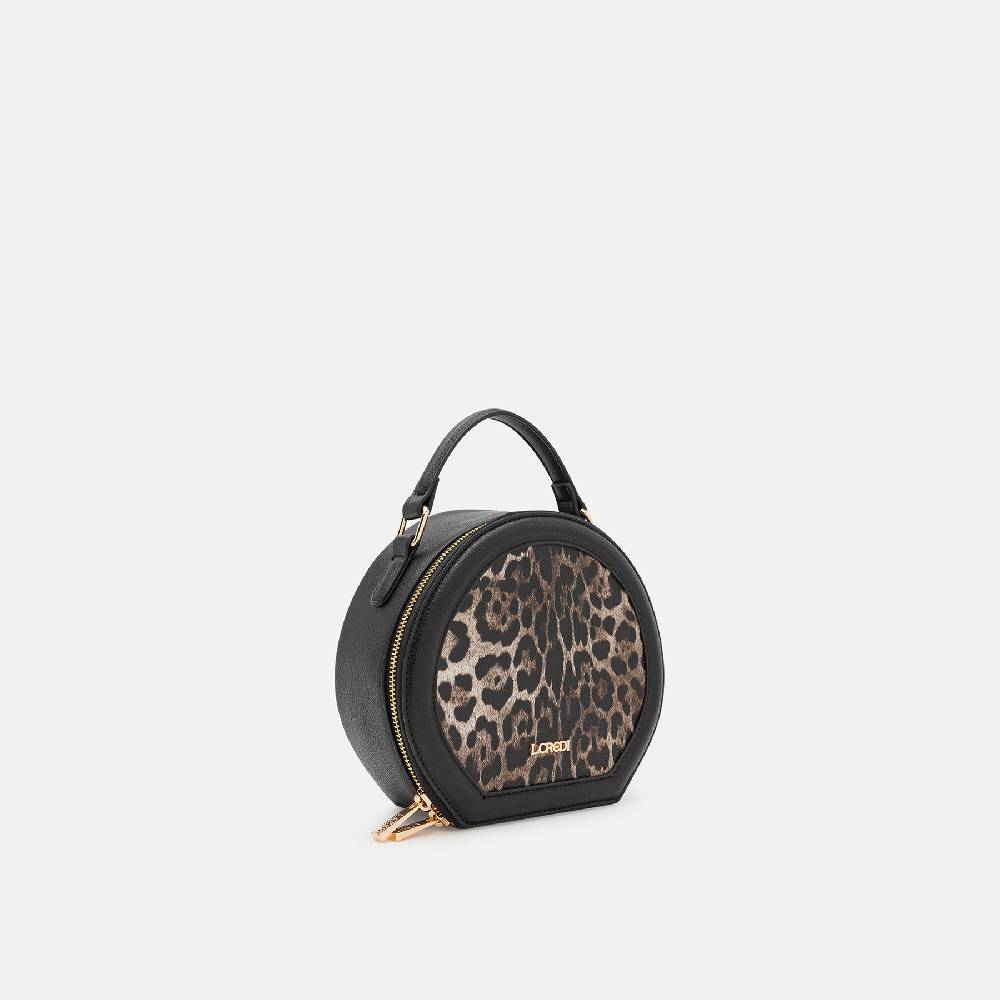 L. Credi Nane Henkeltasche braun / mix Lagerräumung