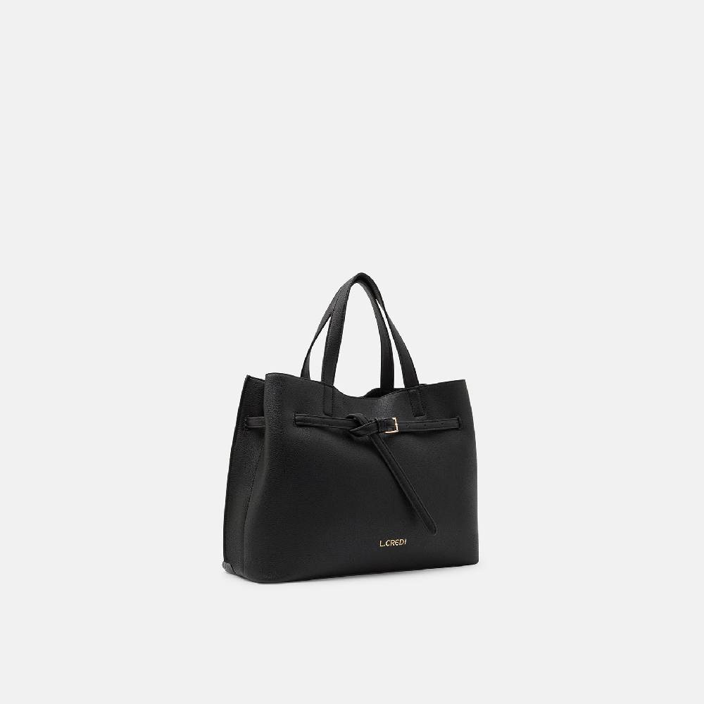 L. Credi Nieke Henkeltasche schwarz Exklusive Angebote