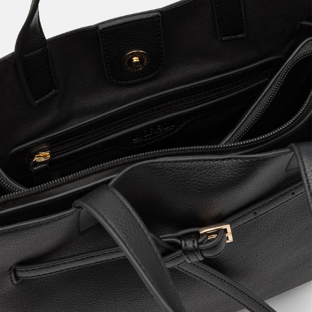 L. Credi Nieke Henkeltasche schwarz Exklusive Angebote