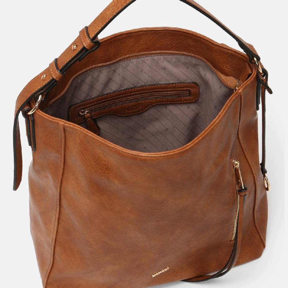 L. Credi Jana Hobo cognac Zeitbegrenzte Promotion