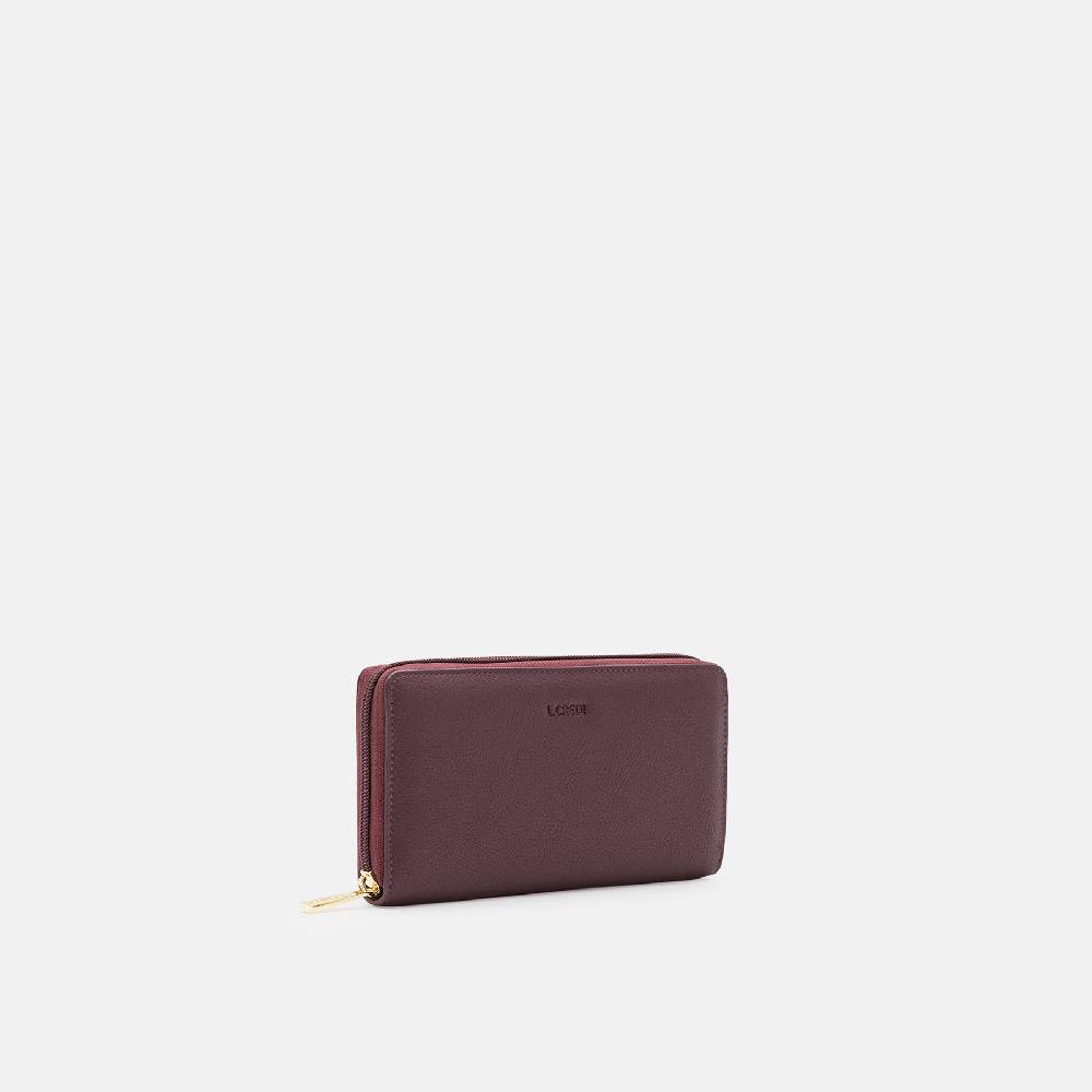 L. Credi Olga Portemonnaie Damen dark plum Bis zu 55% Rabatt
