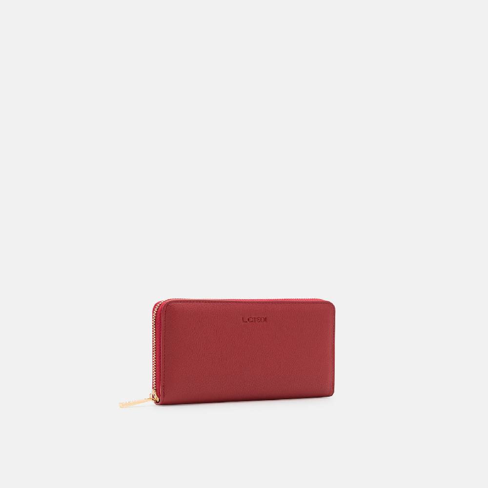 L. Credi Olga Portemonnaie dark red Nur noch ein Tag übrig