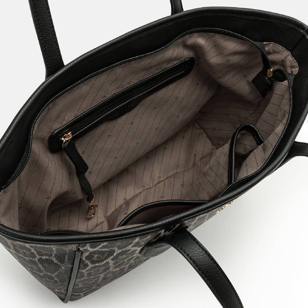 L. Credi Nane Shopper braun / mix Rabatte dieses Monats