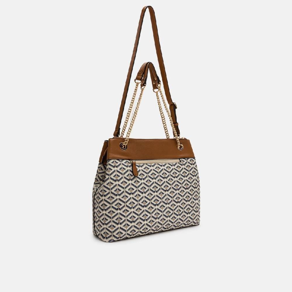 L. Credi Melina Hobo beige multi Kostenloser Versand