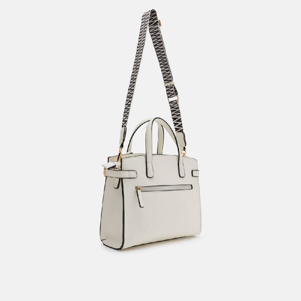 L. Credi Isante Henkeltasche weiss Muttertagsangebot