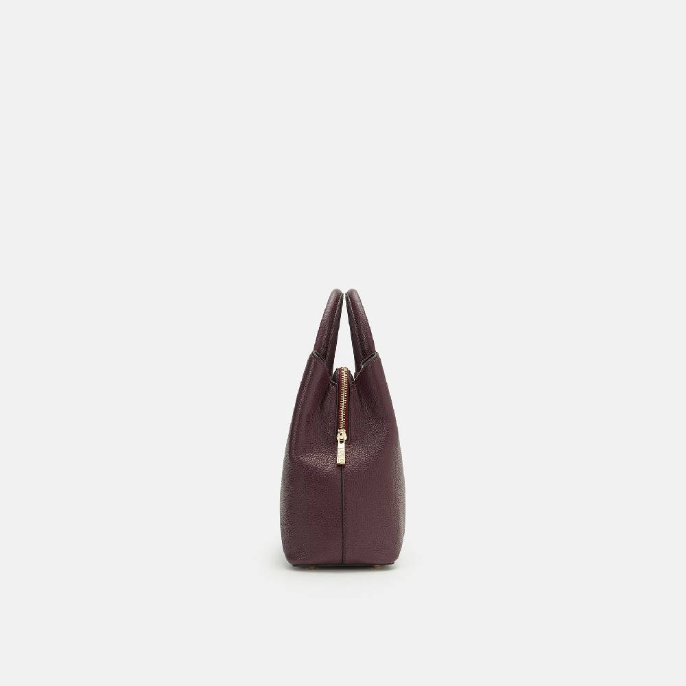 L. Credi Maxima Henkeltasche dark plum Räumungsverkauf