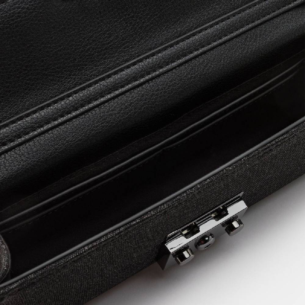 L. Credi Nadi Clutch schwarz Nur für heute