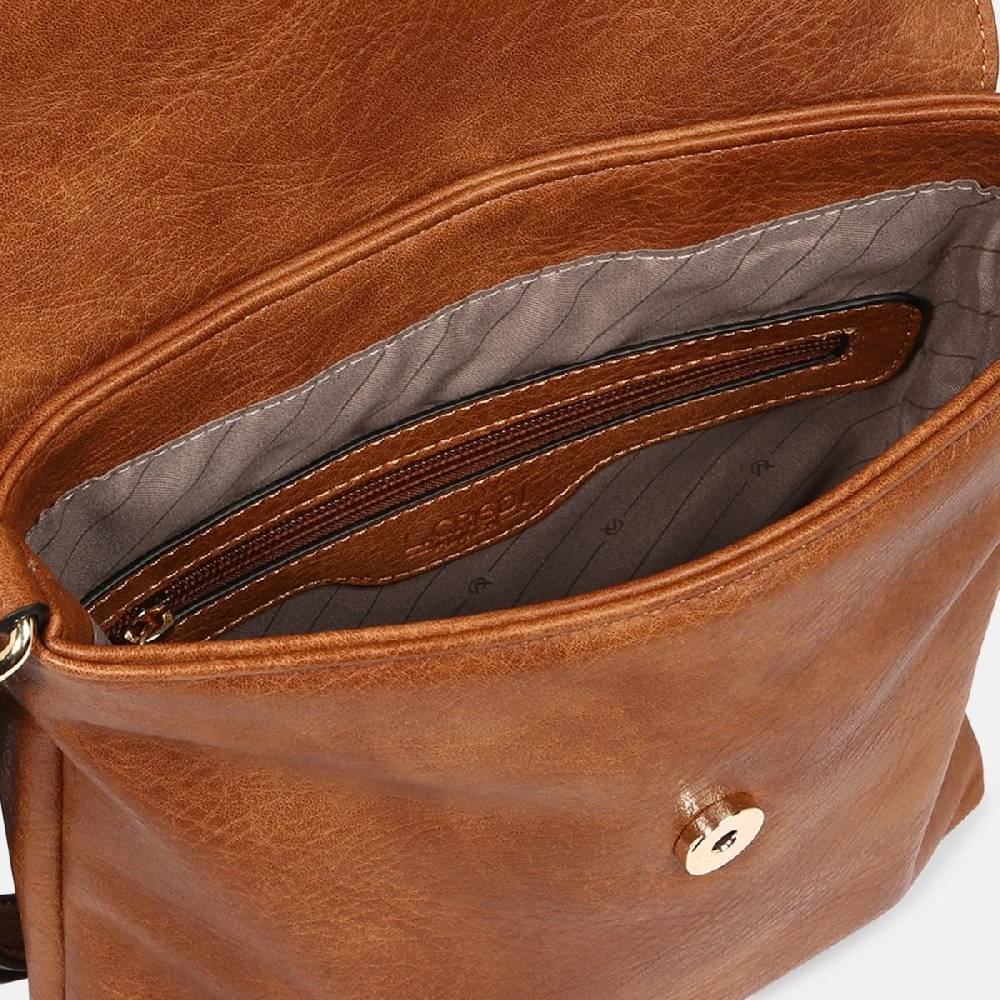 L. Credi Jana Umhängtasche cognac Günstiger Verkauf