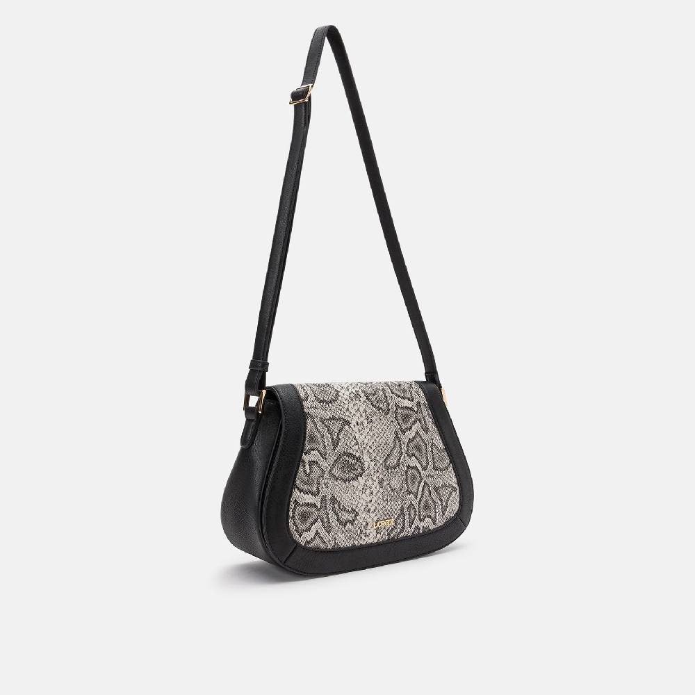 L. Credi Natascha Hobo schwarz / weiss Fabrikpreis